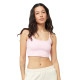 Karl Kani Γυναικείο αμάνικο μπλουζάκι Small Signature Essential Crop Top
